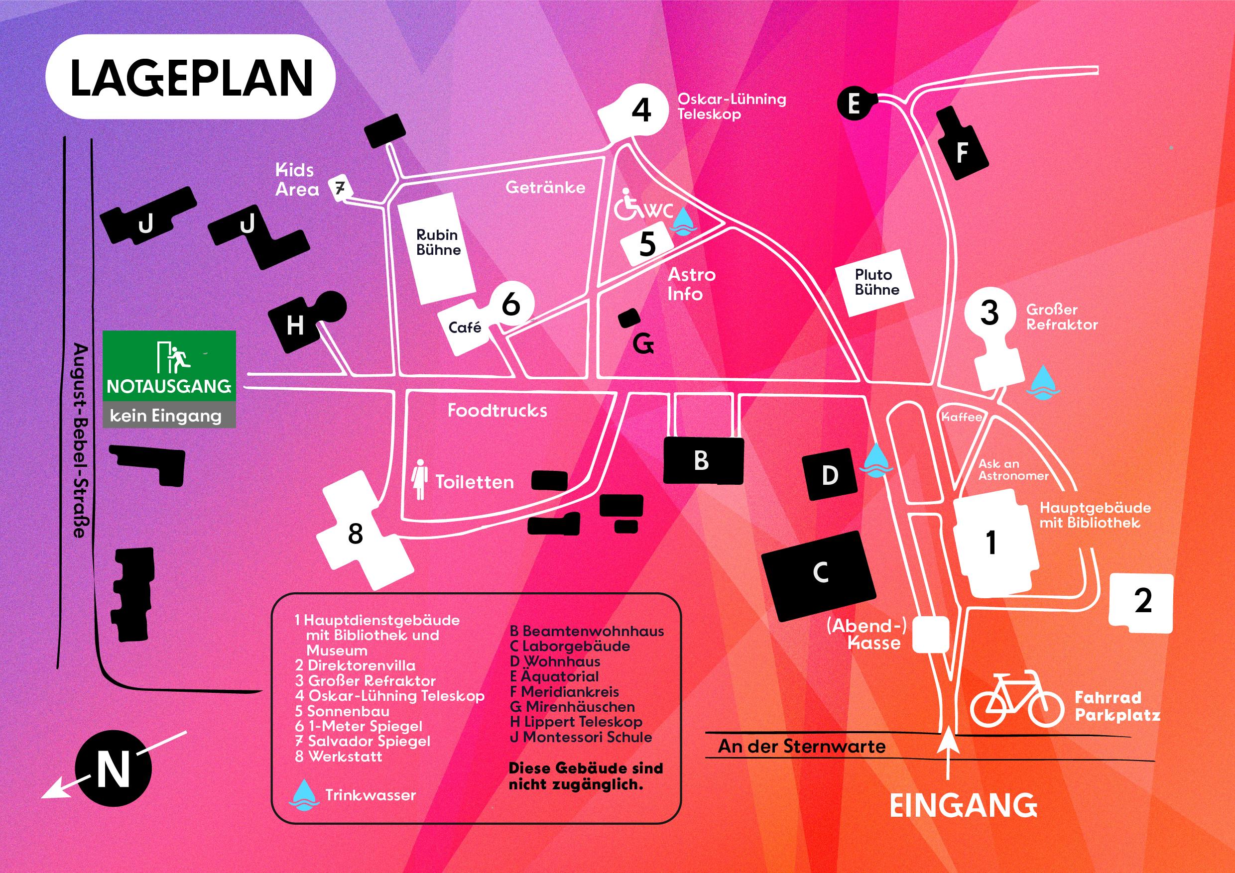 Lageplan Sternstunden Festival 18. & 19. Juli