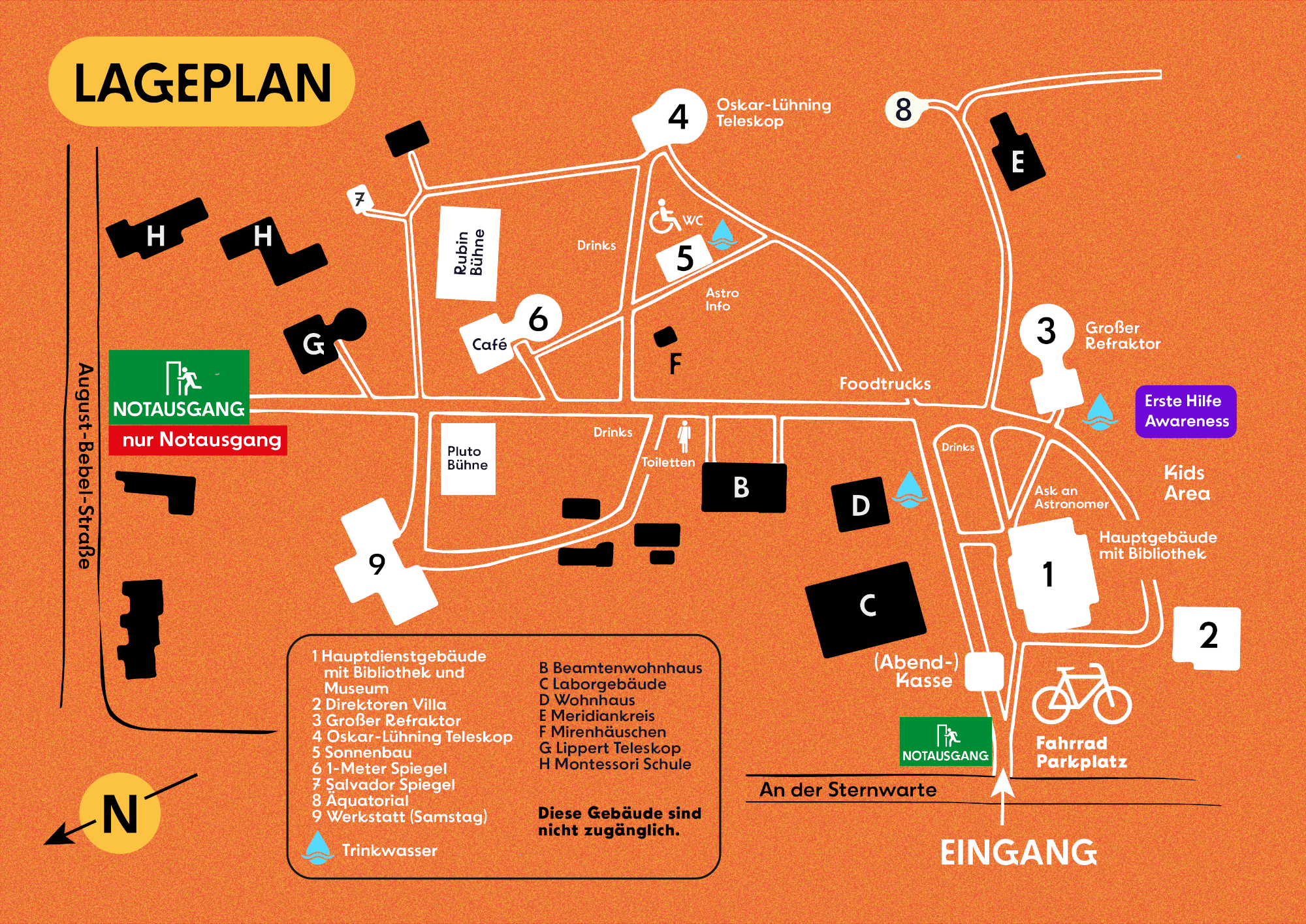 Lageplan Sternstunden Festival 17. & 18. Juli